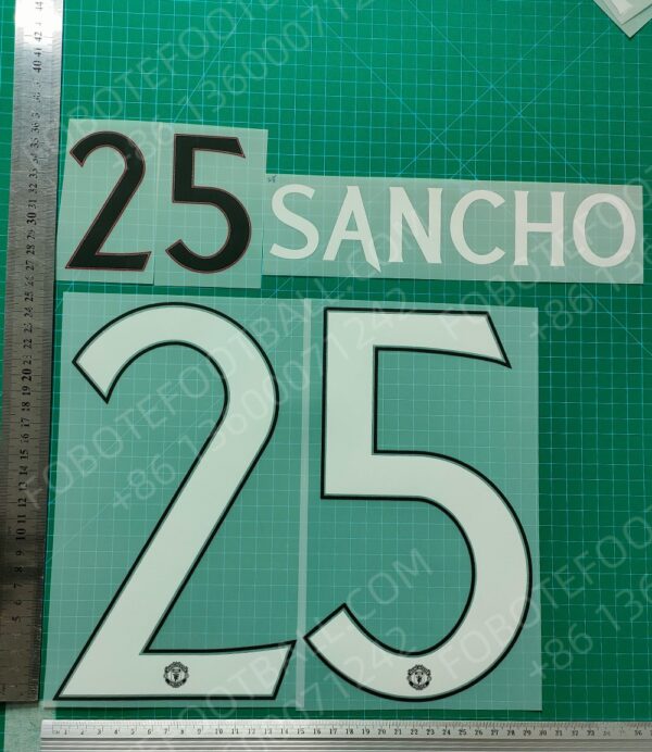 Manchester United UCL 23/24 Home Nameset for Football Shirt Any Name and Number - Image 11