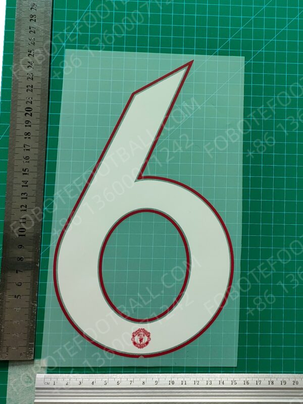 Manchester United UCL 23/24 Away Nameset for Football Shirt Any Name and Number - Image 18
