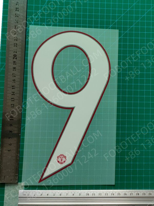 Manchester United UCL 23/24 Away Nameset for Football Shirt Any Name and Number - Image 21