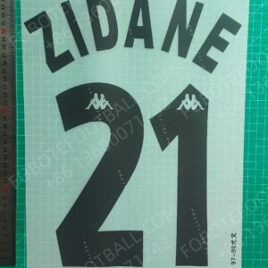 Juventus 97/98 Home Retro Player Nameset for Football Shirt