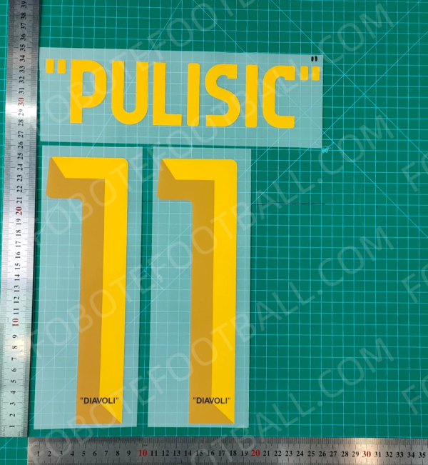 AC Milan  2024-25 THIRD AWAY Nameset for Football Shirt Any Name & Number - Image 2