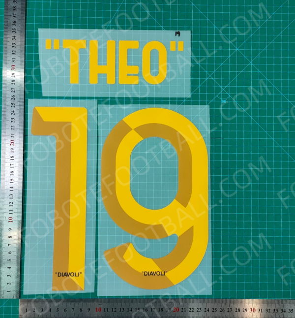 AC Milan  2024-25 THIRD AWAY Nameset for Football Shirt Any Name & Number - Image 3