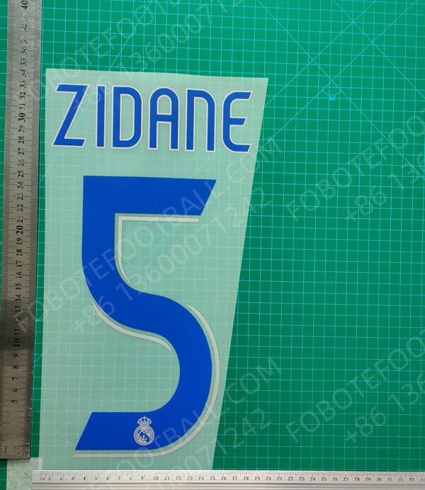 Real Madrid 06/07 Home & Away Retro Player Nameset Printing