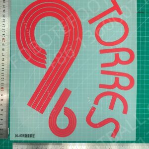 Liverpool 06/07 Away Retro Player Nameset Printing