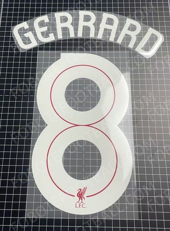 2014-18 Liverpool Home Name Number Set