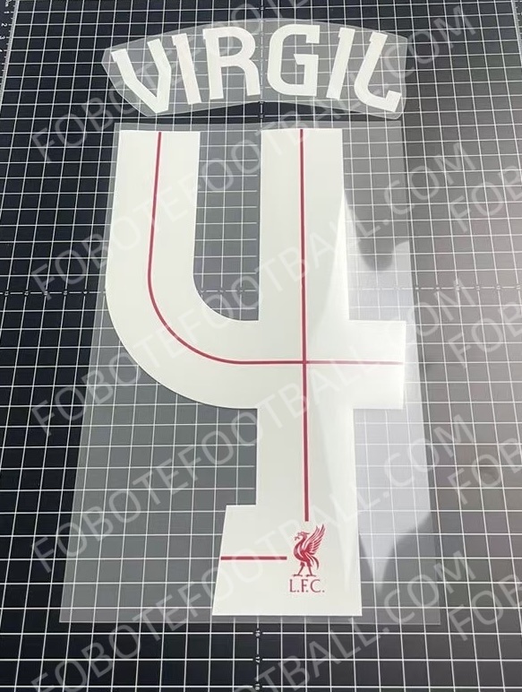 2014-18 Liverpool Home Name Number Set - Image 7