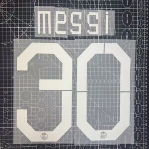 2021-22 PSG Paris 3rd Name Number Set  UCL