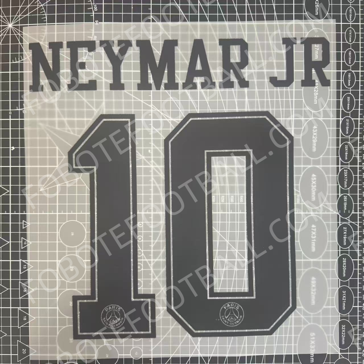 2018-19 PSG Paris Home Name Number Set #10 NEYMAR JR Jordan