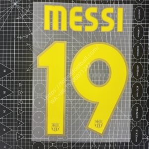 2007-08 Barcelona Name Set #19 MESSI
