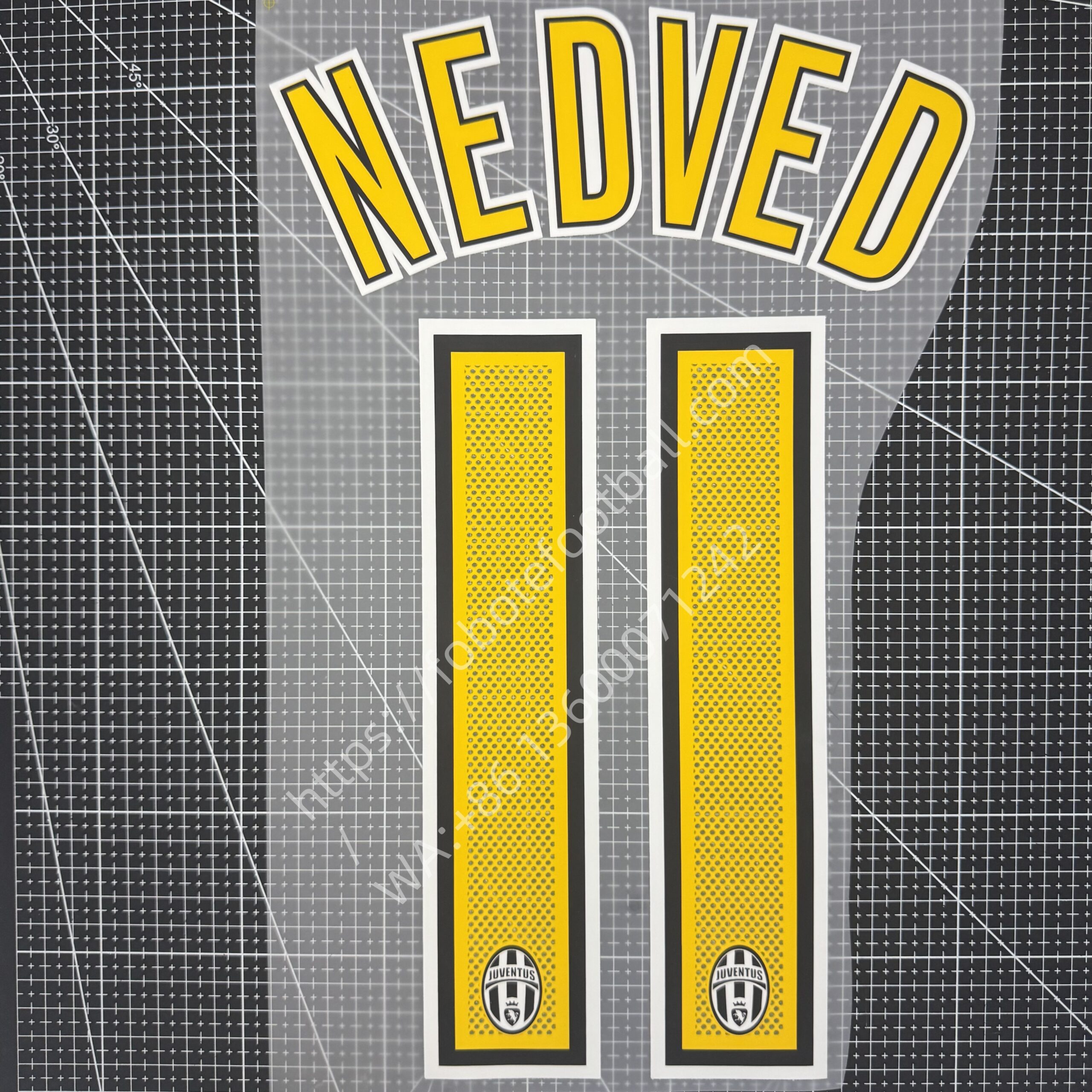 2004-05 Juventus Away Name Set Player Name