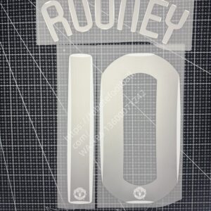 2007-08 Manchester United Home Name Number Set Champions