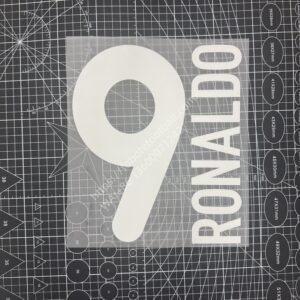 2001-02 Inter Milan Home Name Number Set #9 RONALDO