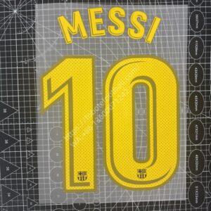 2017-2018 Barcelona Home Name Number Set #10 MESSI