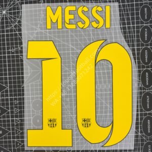 2014-15 Barcelona Home Name Number Set #10 MESSI