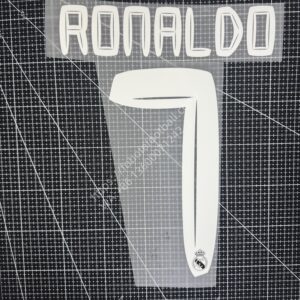 2010-11 Real Madrid Away Name Number Set #7